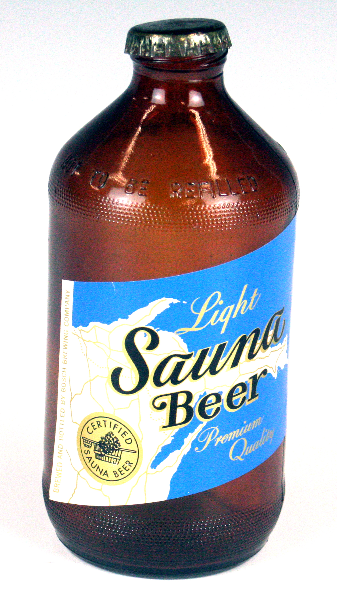 Sauna Beer, Bosch Brewing Co., Houghton, Michigan, 1987