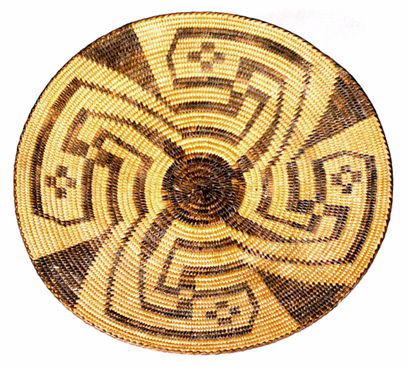 Coiled plaque, Pima Tribe, Piman Family, Arizona, 1898-1908