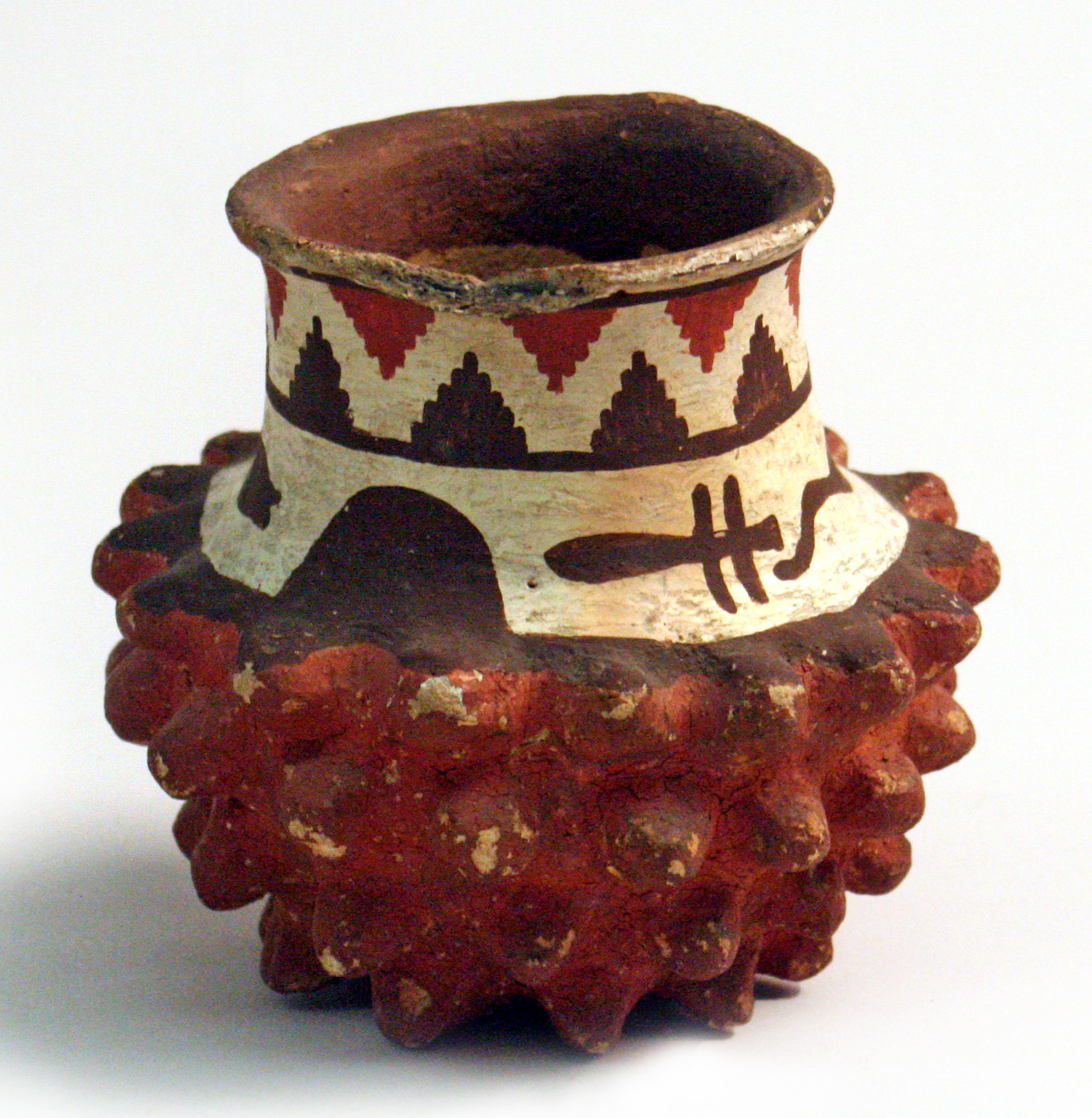 Textured pot, Zuni, New Mexico