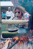 Preparation of "tree cake"