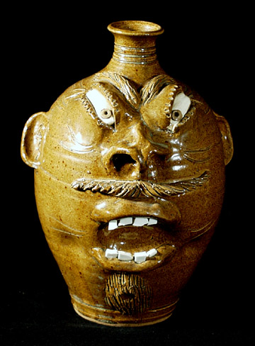 Ugly Jug, ceramic, Terry King, North Carolina,1997