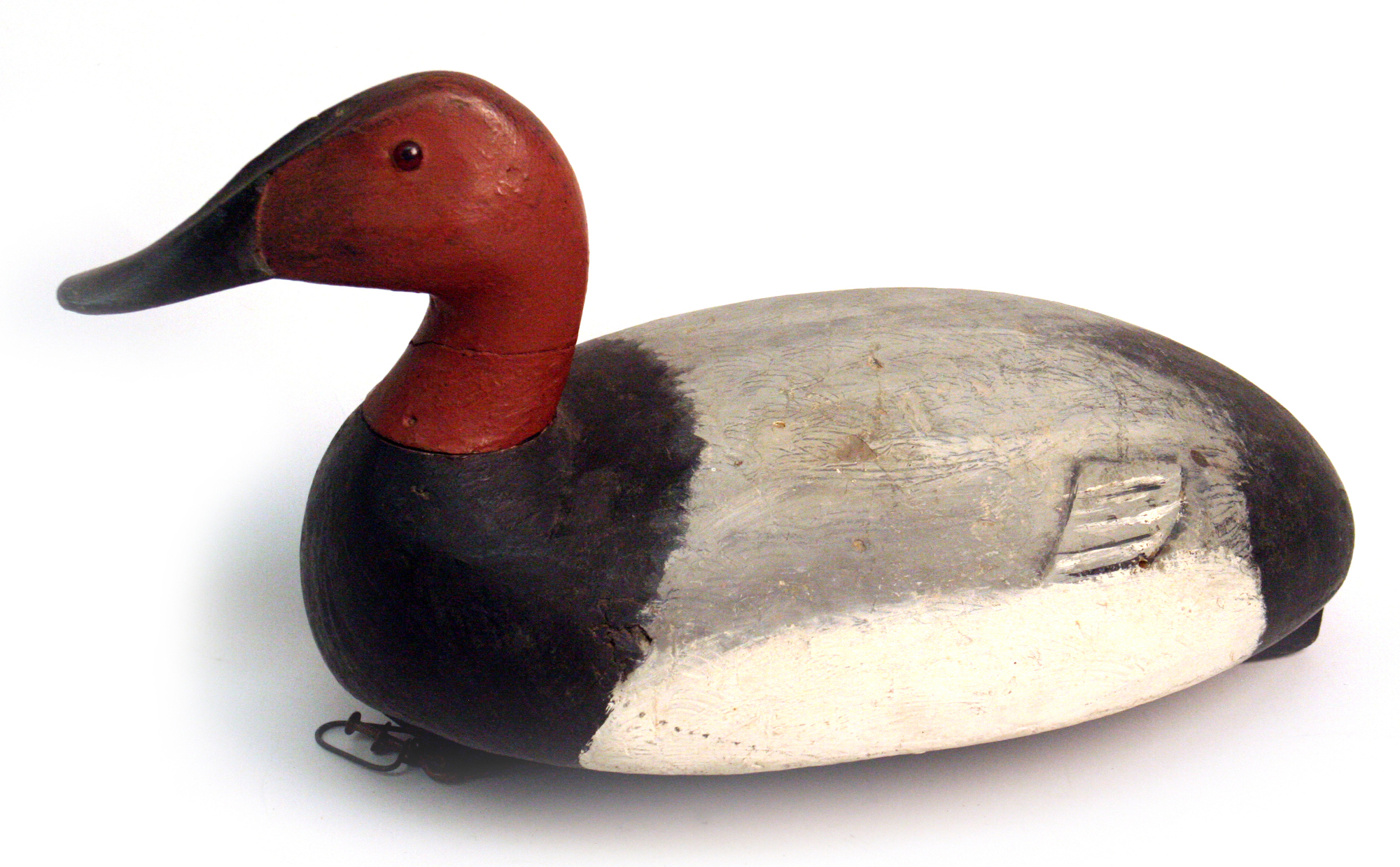 Decoy used by Hy Dahlka, Gibraltar, Michigan