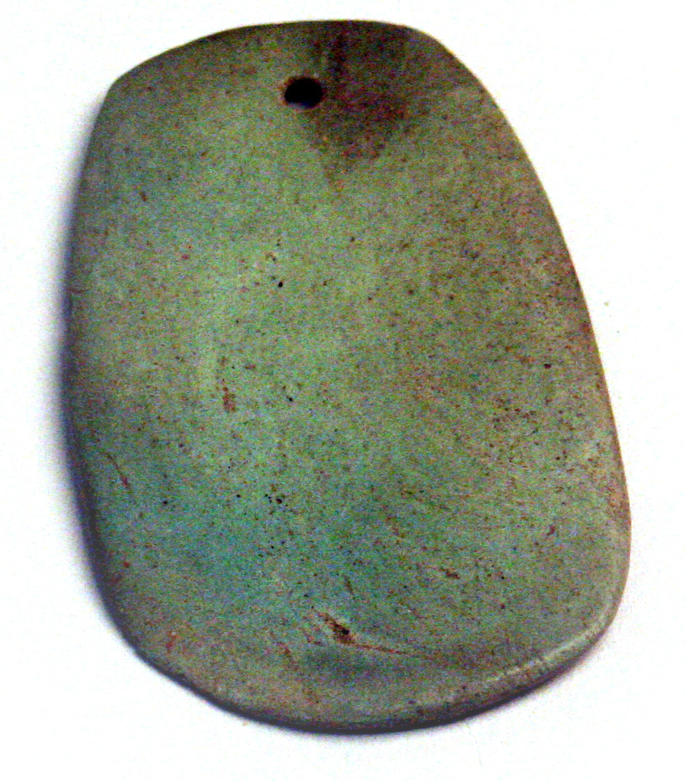 Turquoise pendant, Hovenweep Canyon, Colorado