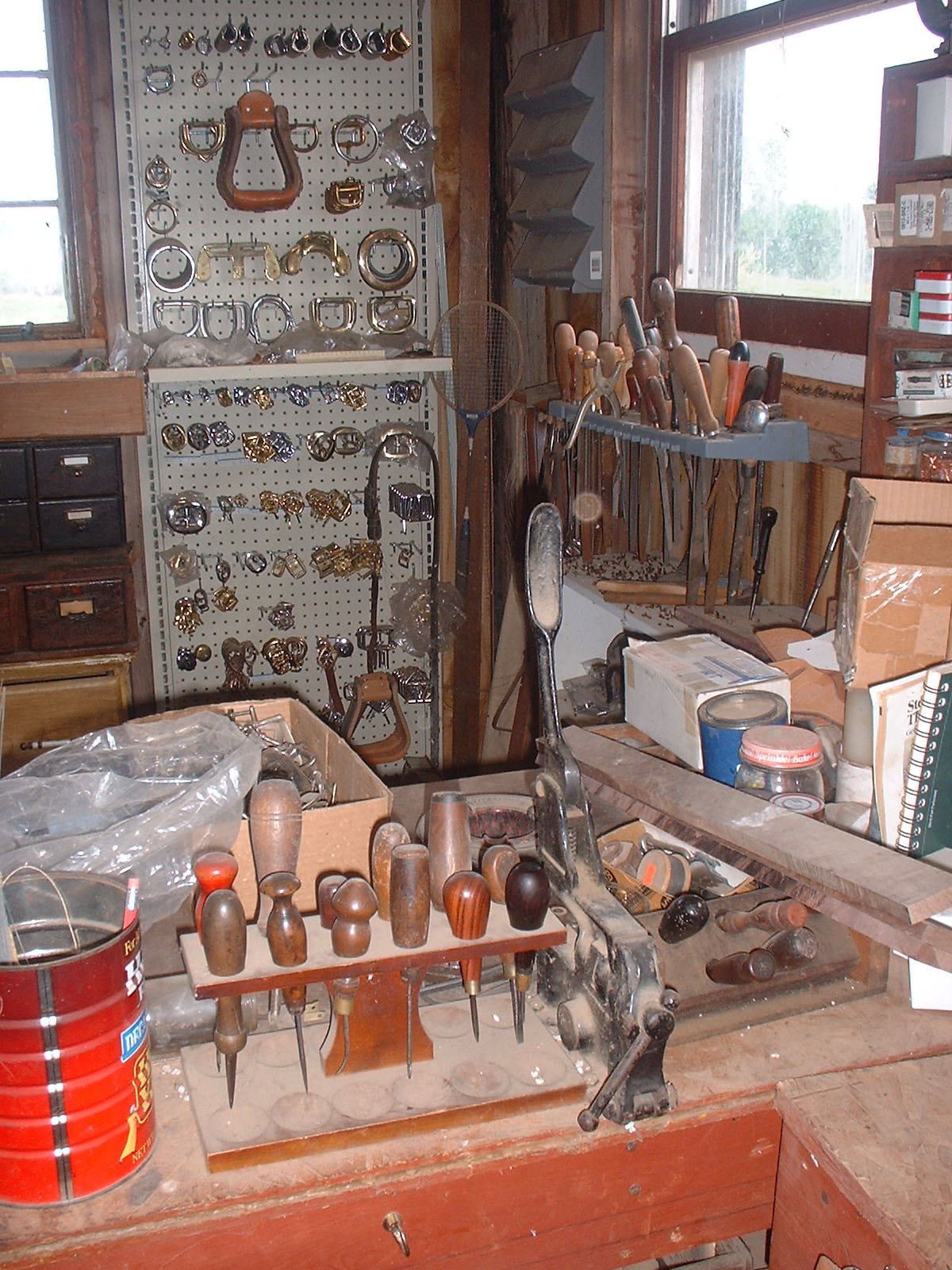 James Rice's workshop